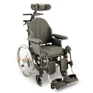 BREEZY RELAX TILT N RECLINE WHEELCHAIR-SELF PROPELLED- 46cm W SEAT 24 in Rear Wheel