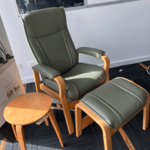 IMG CLASSIC JADE STANDARD RECLINER with FOOTSTOOL - LEATHER PRIME JA202P