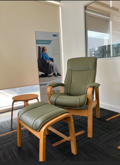 IMG CLASSIC JADE STANDARD RECLINER with FOOTSTOOL - LEATHER PRIME JA202P - Image 2