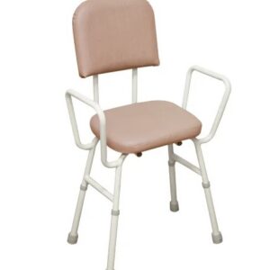 Aspire Kitchen/Perching Stool SWL175Kg Vinyl Champagne